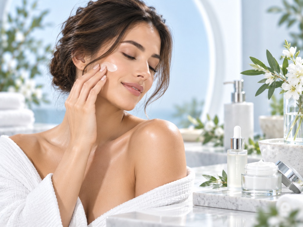 Radiant skin care and cosmetic formulation setting